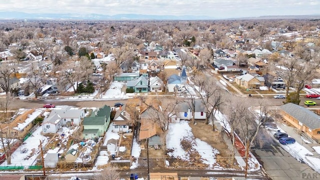 birds eye view of property featuring a residential view