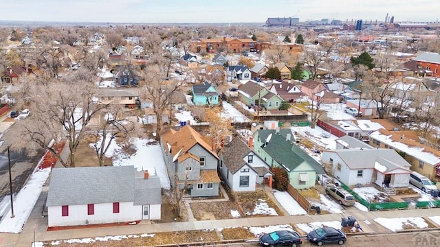 drone / aerial view featuring a residential view