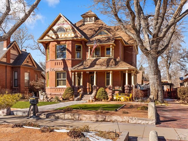 victorian home with a porch