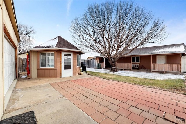 exterior space featuring grilling area