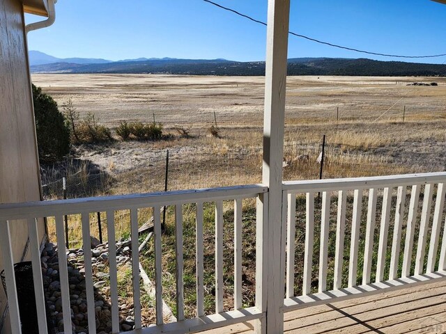 7787 State Highway 78, Beulah, CO 81023 - balcony featuring a mountain view and a rural view
