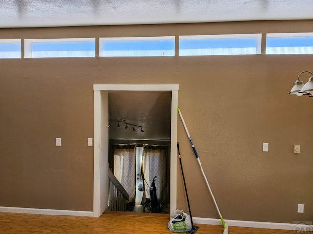 7787 State Highway 78, Beulah, CO 81023 - detailed view of track lighting, baseboards, and wood finished floors