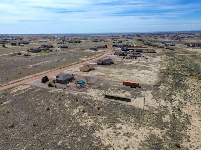 1493 N Challenger Ln, Pueblo West, CO 81007 - aerial view of sparsely populated area