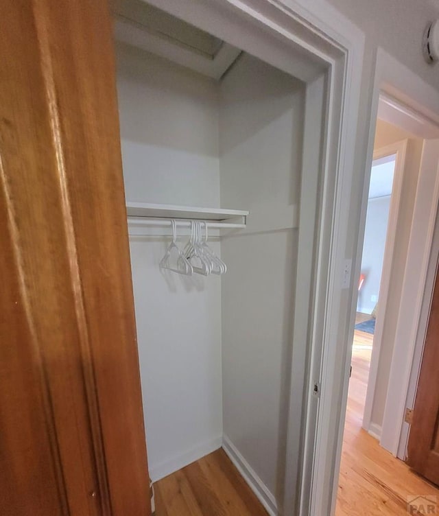 view of closet