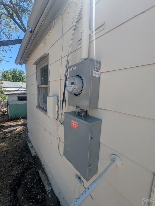 422 Grove Ave, Las Animas, CO 81054 - exterior view of electric meter