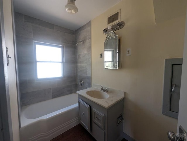 422 Grove Ave, Las Animas, CO 81054 - full bathroom with vanity and  shower combination