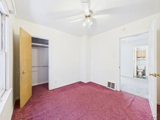 705 Euclid Ave, Pueblo, CO 81004 - unfurnished bedroom featuring carpet and ceiling fan