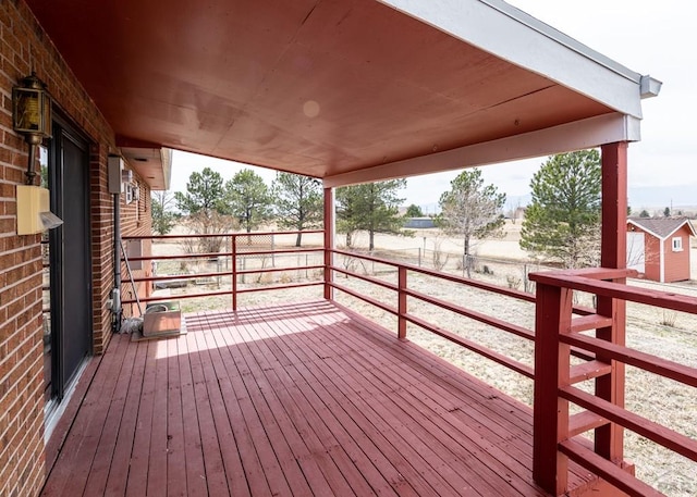 11210 Eggar Dr, Peyton, CO 80831 - view of deck
