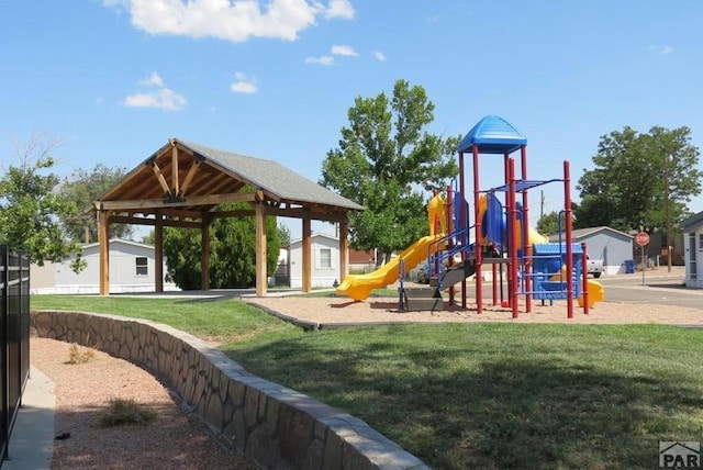 5000 Red Creek Springs Rd Unit 33, Pueblo, CO 81005 - community jungle gym featuring a yard and a gazebo