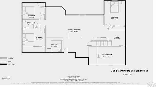 368 S Camino De Los Ranchos, Pueblo West, CO 81007 - view of floor plan / room layout