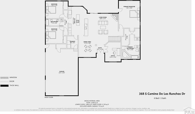 368 S Camino De Los Ranchos, Pueblo West, CO 81007 - view of room layout