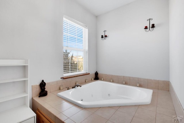 full bath featuring a tub with jets