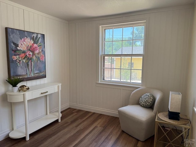 402 Alma Ave, Pueblo, CO 81004 - sitting room featuring dark wood-type flooring and healthy amount of natural light