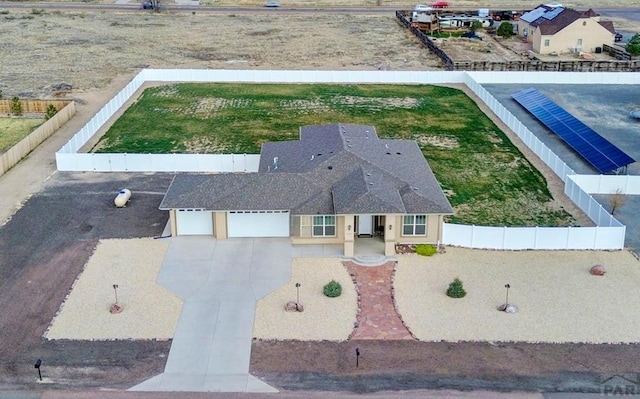 drone / aerial view