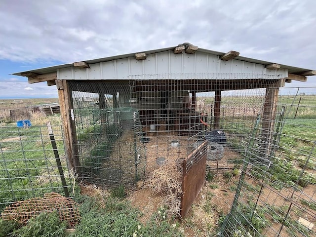 view of outbuilding with an outbuilding