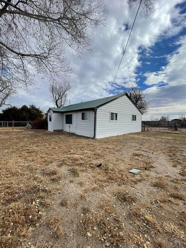 view of back of property