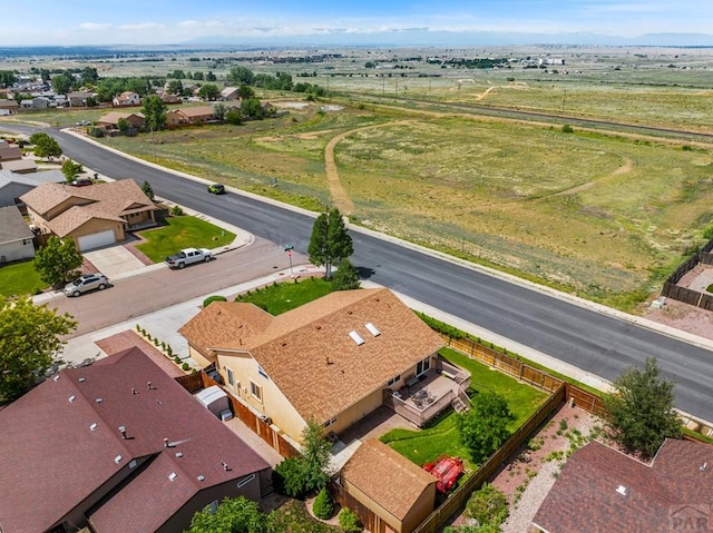 bird's eye view featuring a residential view