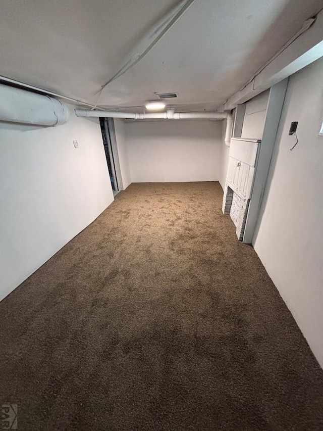 1610 E 6th St, Pueblo, CO 81001 - finished below grade area with carpet floors