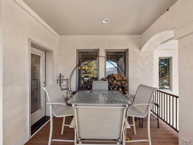 8760 Ridge Rd, Beulah, CO 81023 - exterior space featuring outdoor dining area
