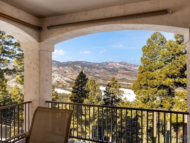 8760 Ridge Rd, Beulah, CO 81023 - balcony with a mountain view