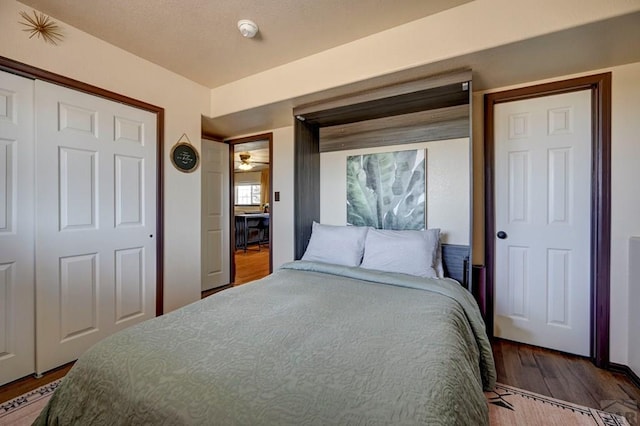 769 S Mccoy Dr, Pueblo West, CO 81007 - bedroom featuring wood finished floors and a closet