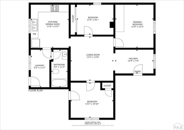 320 E Godding, Trinidad, CO 81082 - view of property floor plan