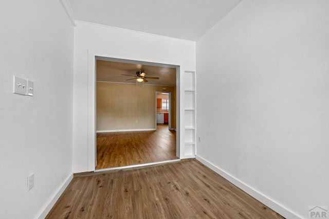 320 E Godding, Trinidad, CO 81082 - empty room featuring wood finished floors and ceiling fan