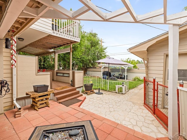 2910 8th Ave, Pueblo, CO 81008 - view of patio / terrace featuring a wooden deck
