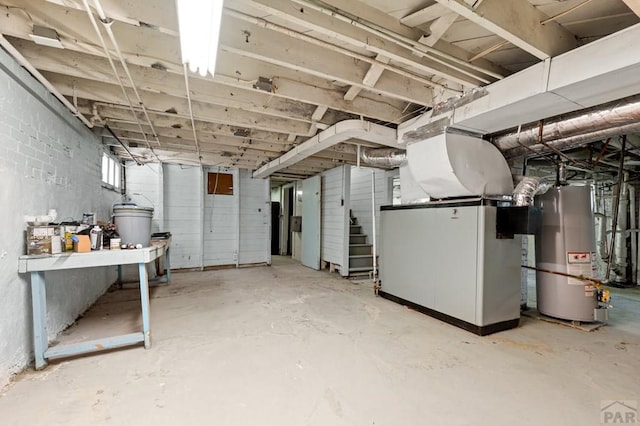 2325 W St, Pueblo, CO 81003 - below grade area with gas water heater and heating unit