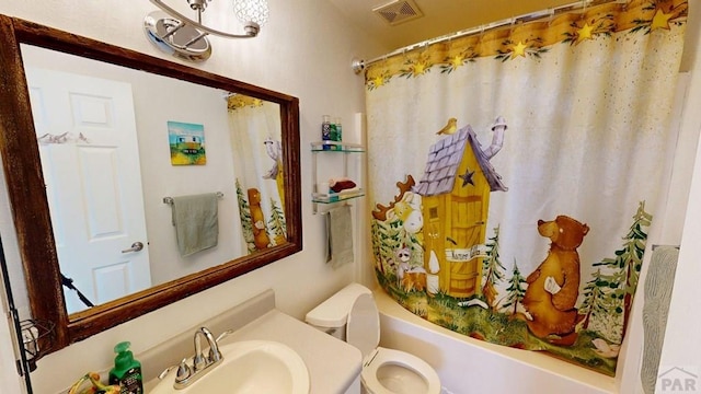 356 S Littler Dr, Pueblo West, CO 81007 - full bathroom with toilet, shower / bath combo, and vanity