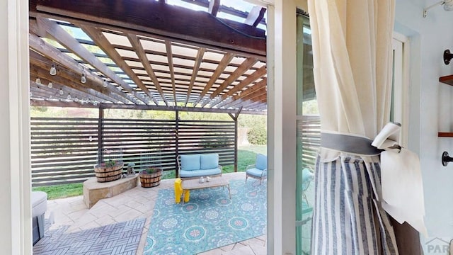 356 S Littler Dr, Pueblo West, CO 81007 - view of patio / terrace featuring a pergola