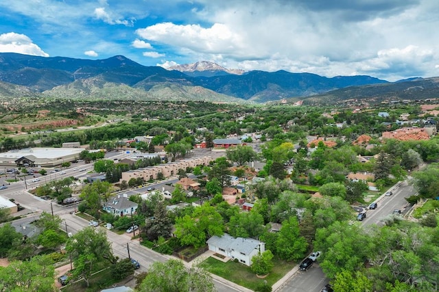 20 N 32nd St, Colorado Springs, CO 80904 - drone / aerial view of a mountain backdrop