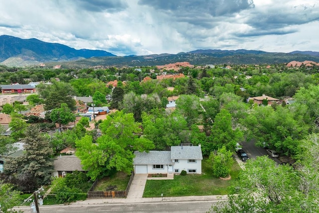 20 N 32nd St, Colorado Springs, CO 80904 - aerial view of a mountainous background