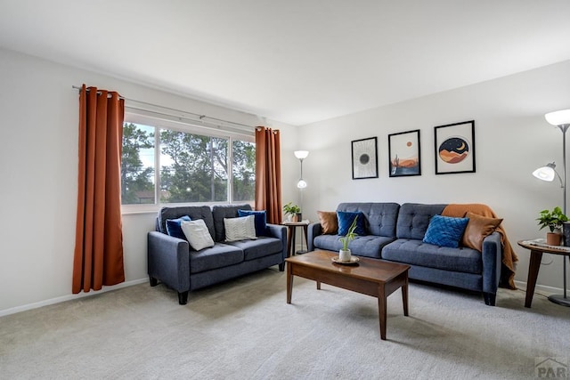 20 N 32nd St, Colorado Springs, CO 80904 - living area featuring light colored carpet and baseboards