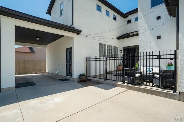 489 S Pin High Dr, Pueblo West, CO 81007 - gate with a patio