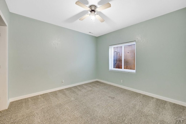 1085 E Blackstone Dr, Pueblo West, CO 81007 - unfurnished room featuring carpet and a ceiling fan