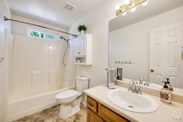 1085 E Blackstone Dr, Pueblo West, CO 81007 - bathroom featuring vanity and shower / tub combination