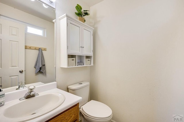 1085 E Blackstone Dr, Pueblo West, CO 81007 - half bath featuring toilet and vanity