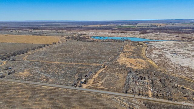 13764 County Rd Hh, Las Animas, CO 81054 - aerial view with a water view and a rural view