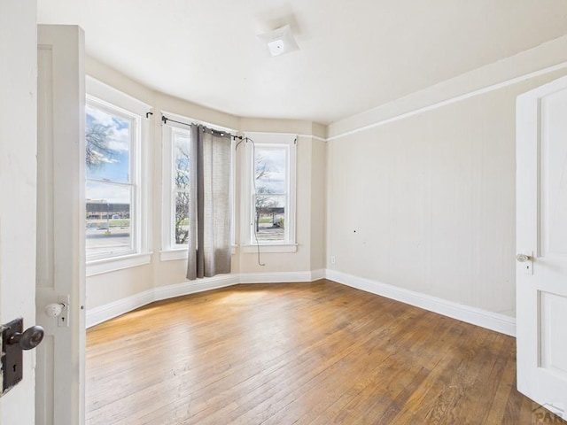 411 Michigan St, Pueblo, CO 81004 - unfurnished room with hardwood / wood-style floors and baseboards