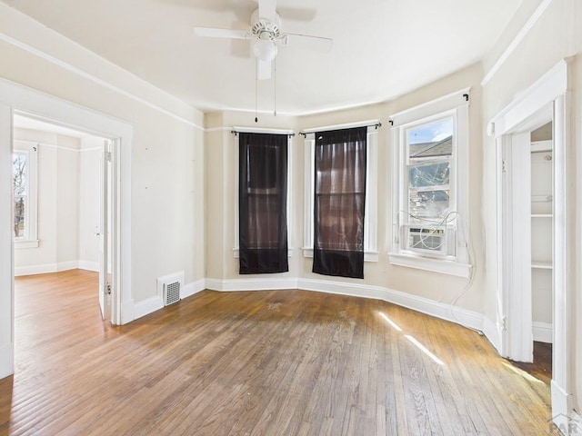 411 Michigan St, Pueblo, CO 81004 - empty room featuring wood-type flooring and ceiling fan