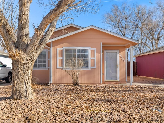 view of bungalow-style house