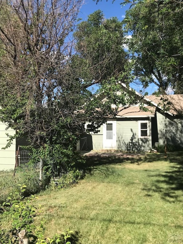 view of yard