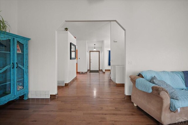 49 N Pkwy, Colorado City, CO 81019 - corridor featuring wood finished floors and baseboards