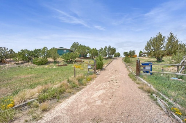 452 S Siesta Ln, Pueblo West, CO 81007 - view of dirt / gravel driveway featuring a view of countryside