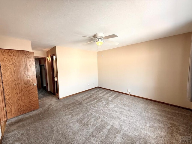 2302 Cartier Dr Unit A, Pueblo, CO 81005 - carpeted spare room with ceiling fan and baseboards
