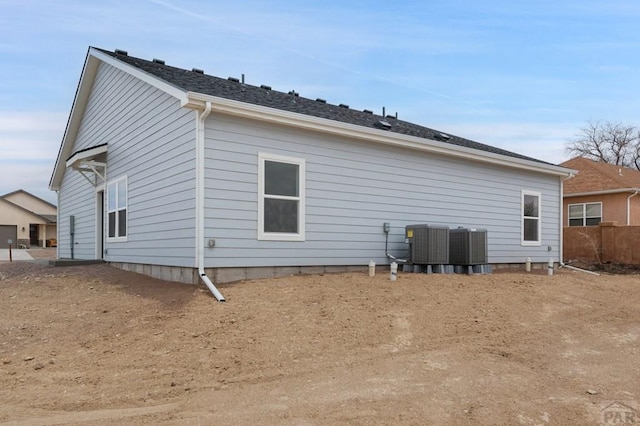 280 W Harmony Dr, Pueblo West, CO 81007 - back of house featuring central air condition unit