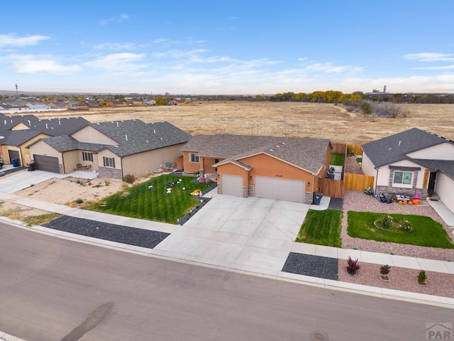 drone / aerial view featuring a residential view