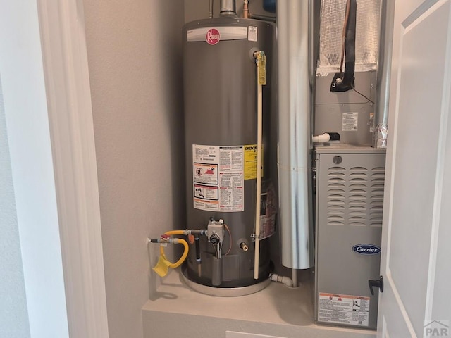 utilities with gas water heater