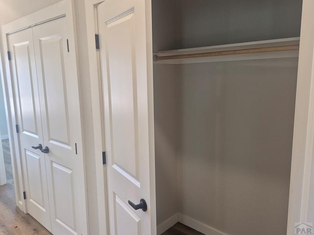 view of closet